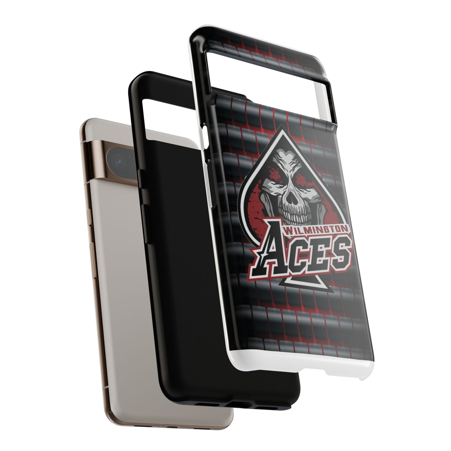 Wilmington Aces Tough Case - Durable Phone Case with Skull Design