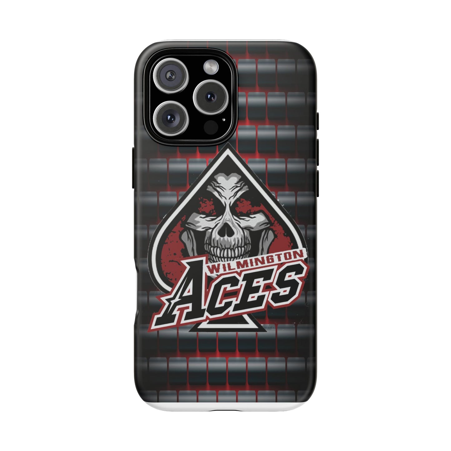 Wilmington Aces Tough Case - Durable Phone Case with Skull Design