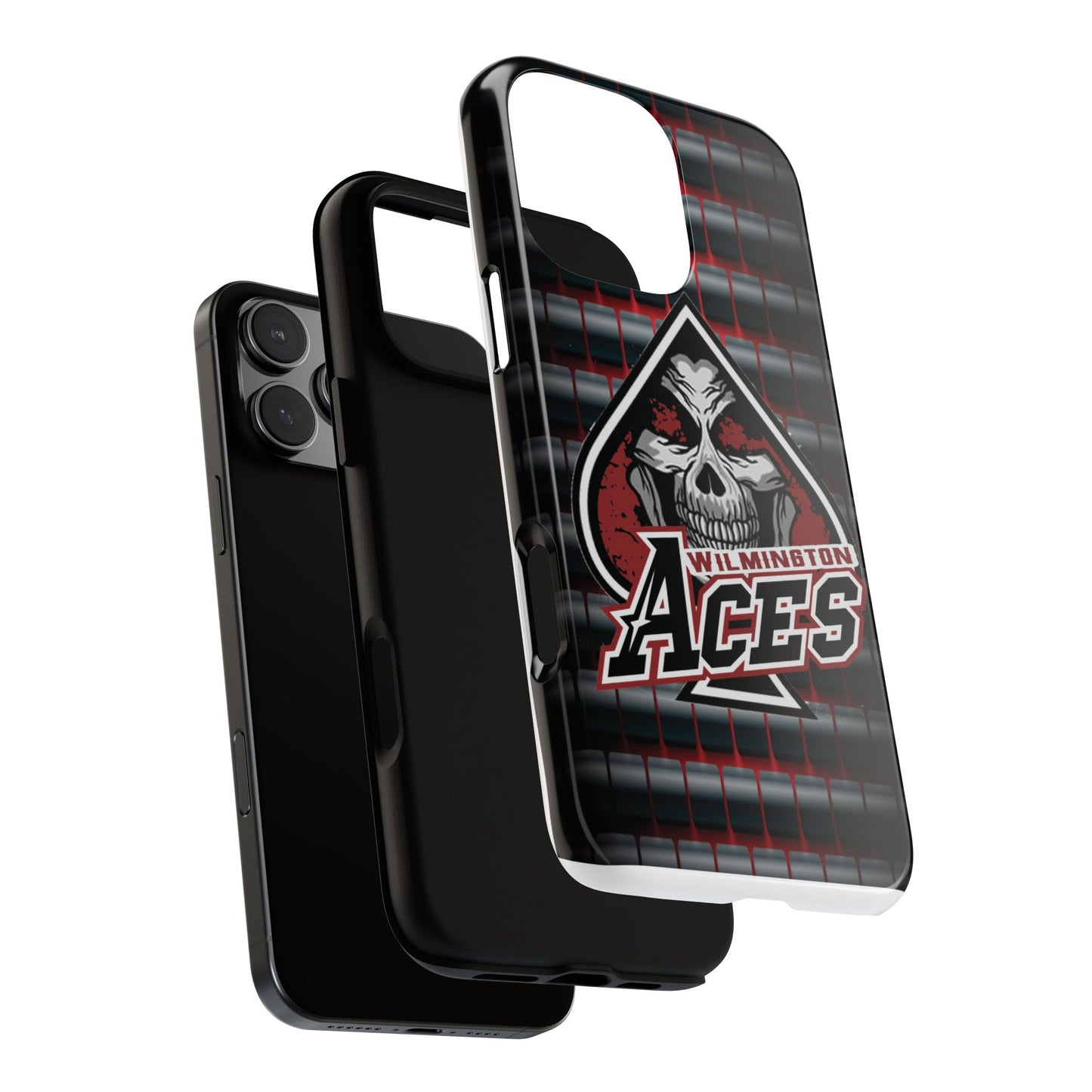Wilmington Aces Tough Case - Durable Phone Case with Skull Design