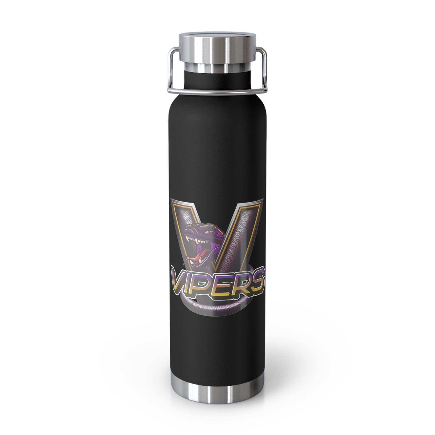 Vipers Insulated Water Bottle - 22oz Stainless Steel Flask