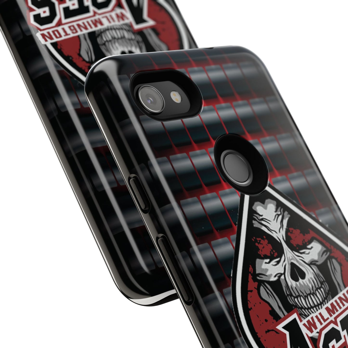 Wilmington Aces Tough Case - Durable Phone Case with Skull Design