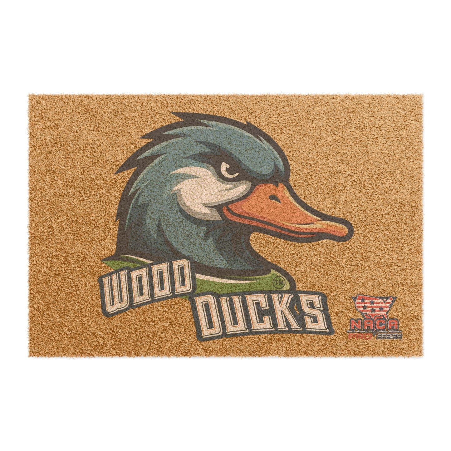Wood Ducks Welcome Doormat - Sports Team Entrance Mat