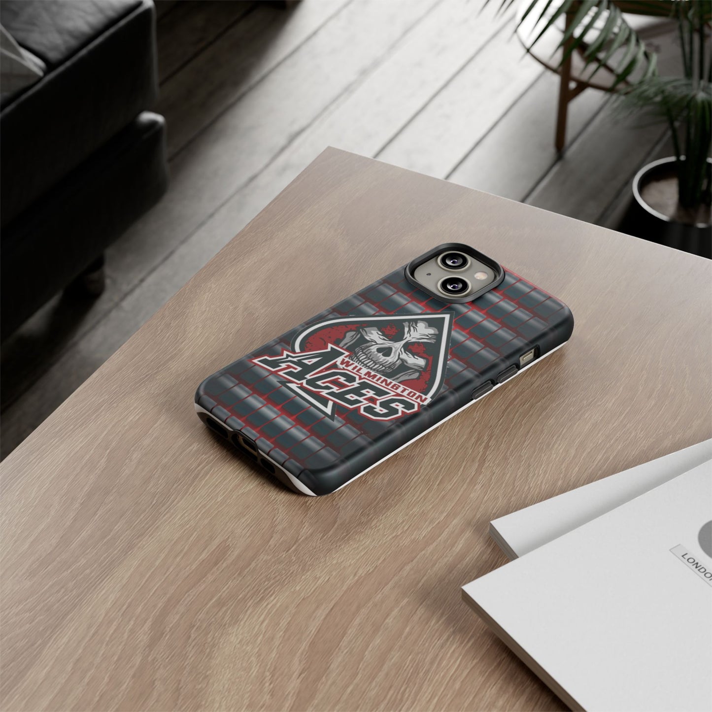Wilmington Aces Tough Case - Durable Phone Case with Skull Design