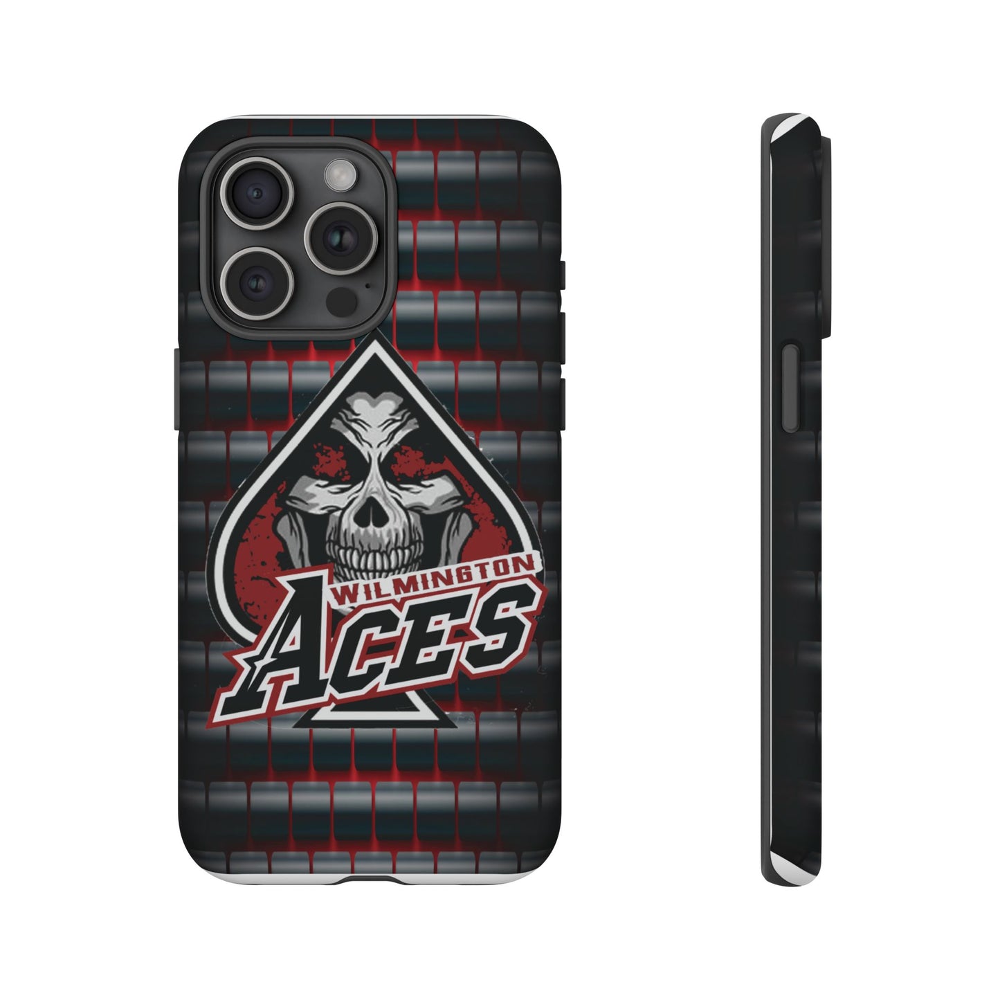 Wilmington Aces Tough Case - Durable Phone Case with Skull Design