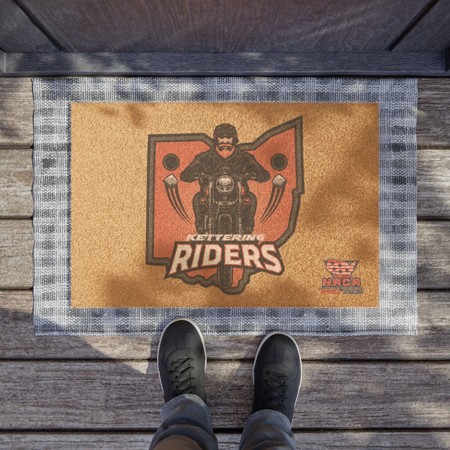 Riders Welcome Doormat - Sports Team Entrance Mat