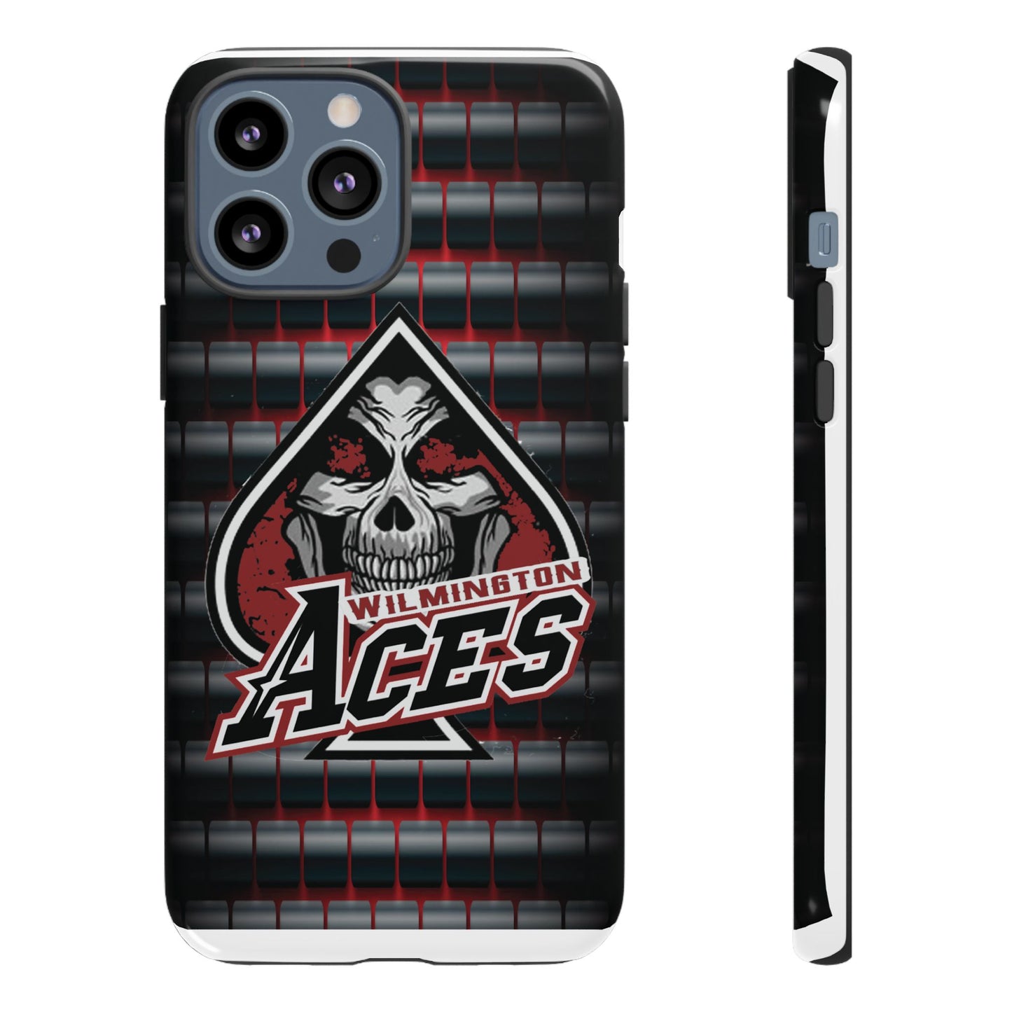 Wilmington Aces Tough Case - Durable Phone Case with Skull Design