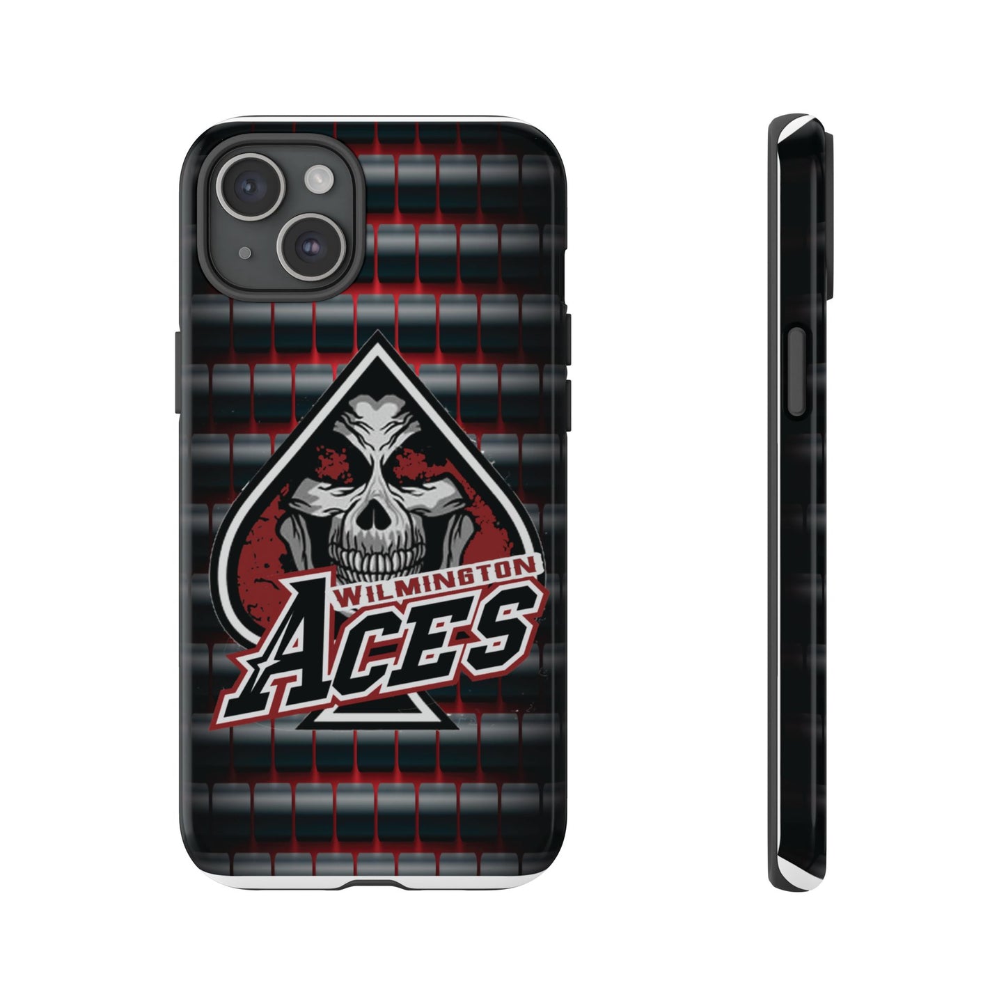 Wilmington Aces Tough Case - Durable Phone Case with Skull Design
