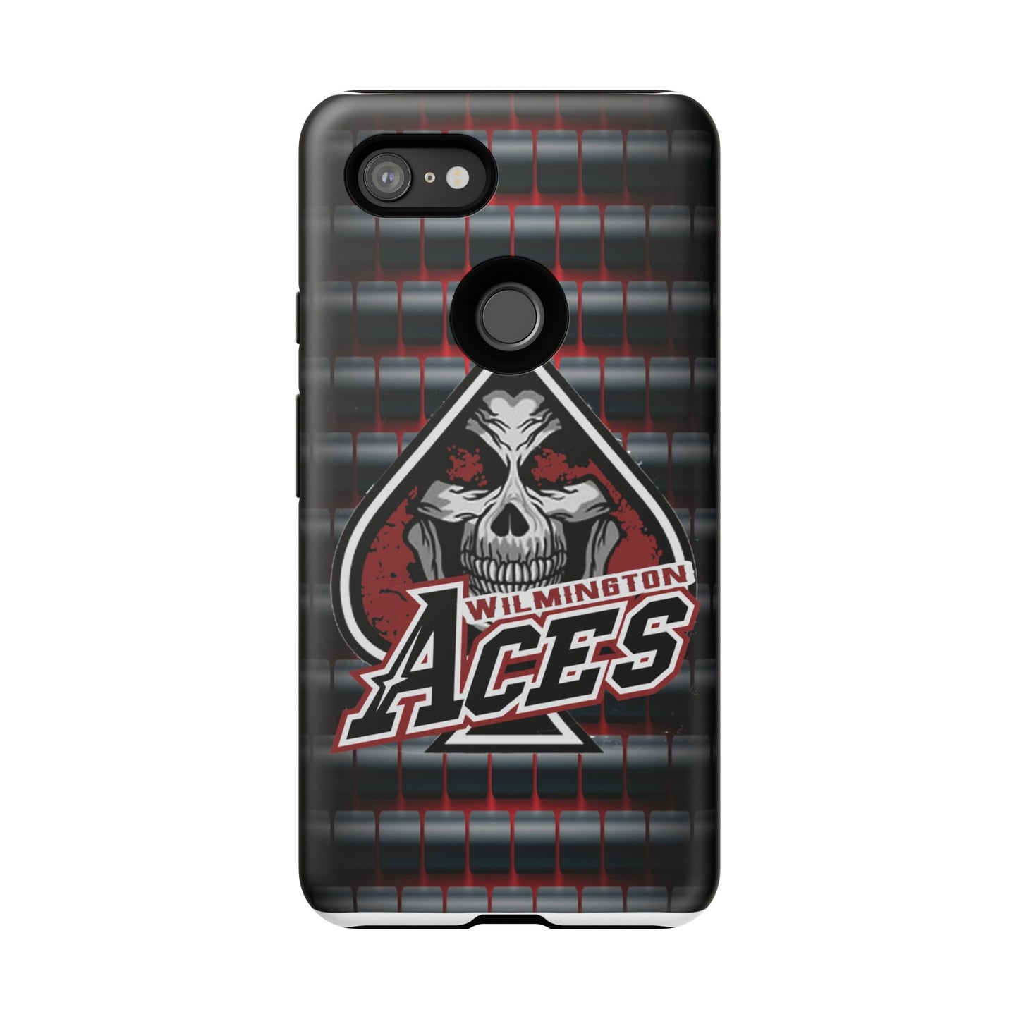 Wilmington Aces Tough Case - Durable Phone Case with Skull Design