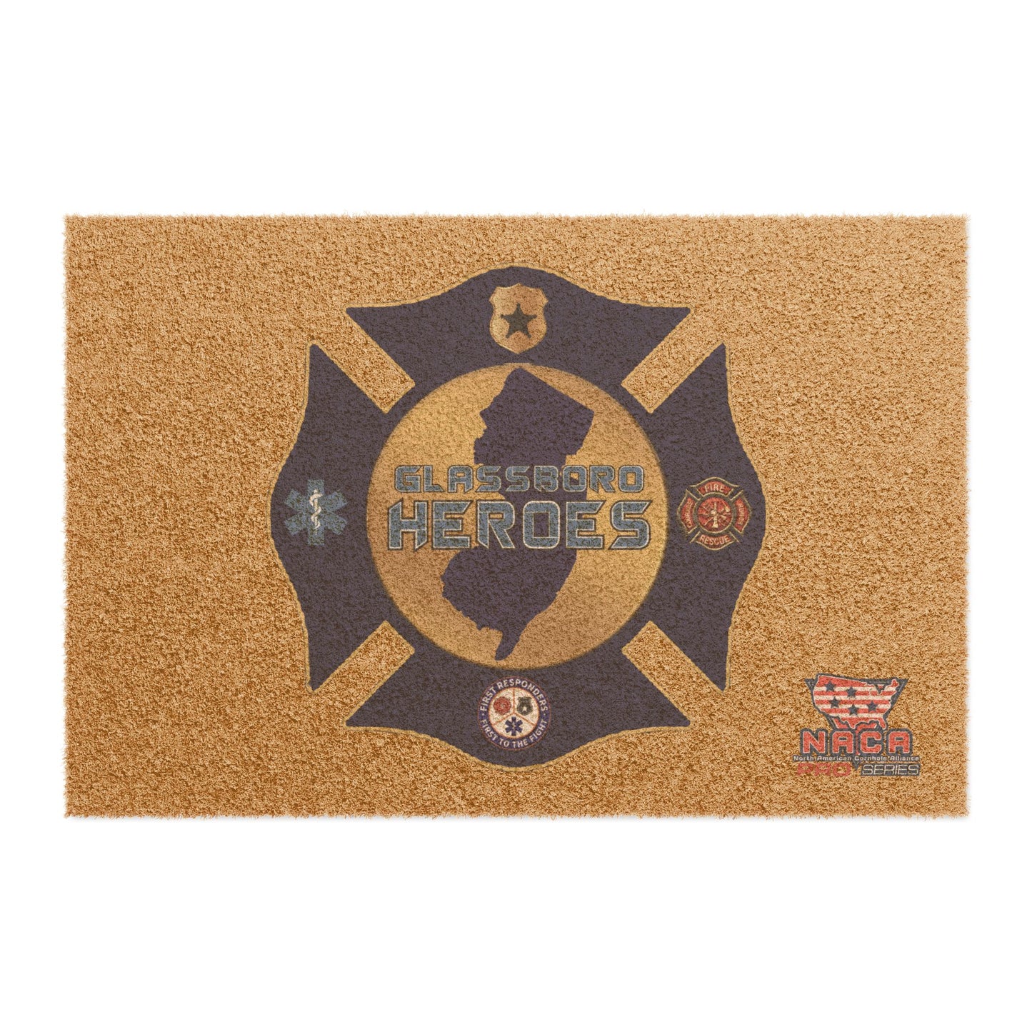 Heroes Welcome Doormat - Sports Team Entrance Mat