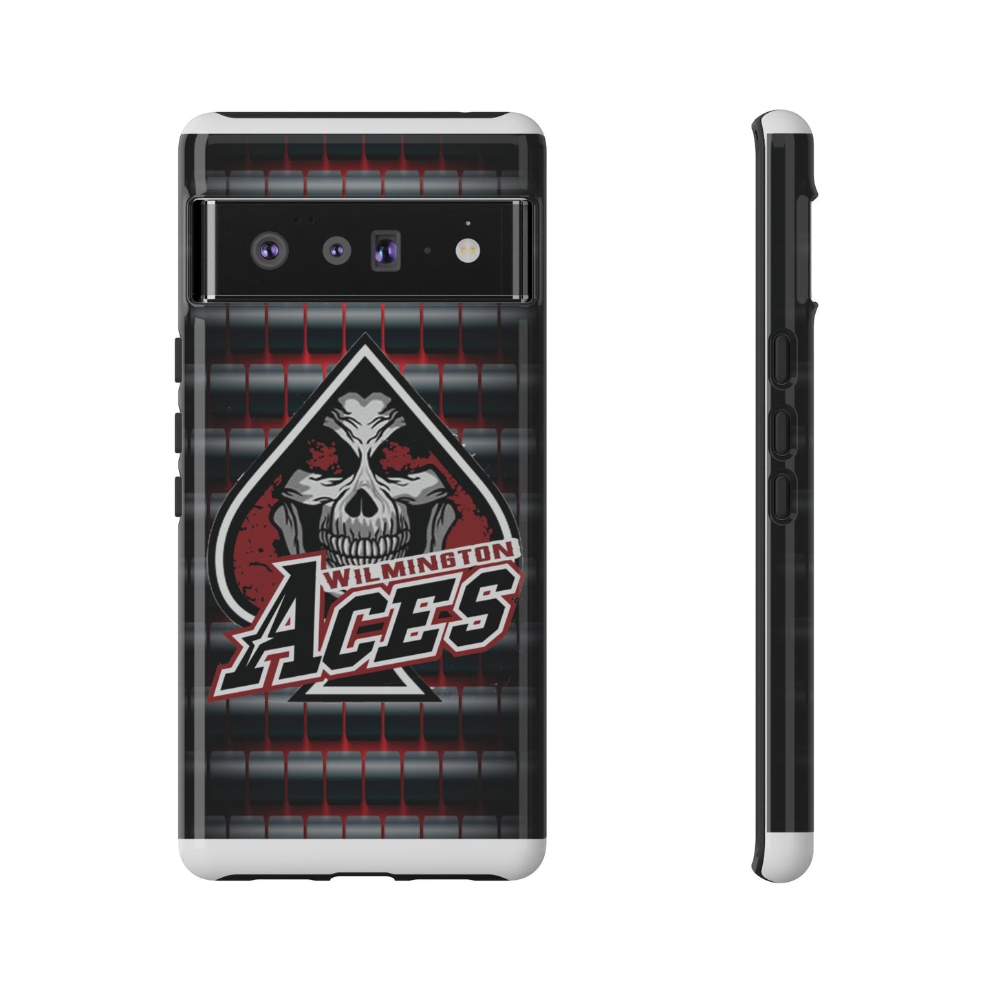 Wilmington Aces Tough Case - Durable Phone Case with Skull Design