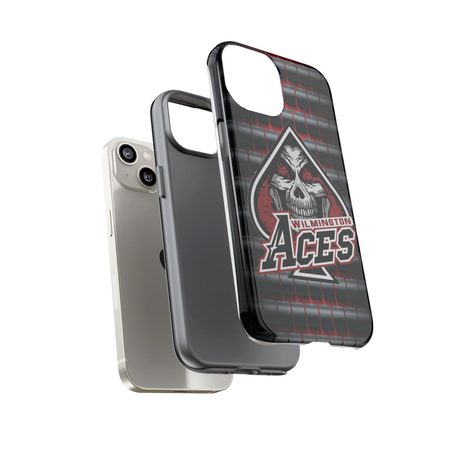 Wilmington Aces Tough Case - Durable Phone Case with Skull Design