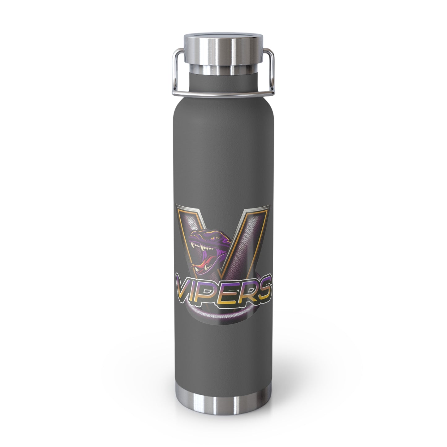 Vipers Insulated Water Bottle - 22oz Stainless Steel Flask