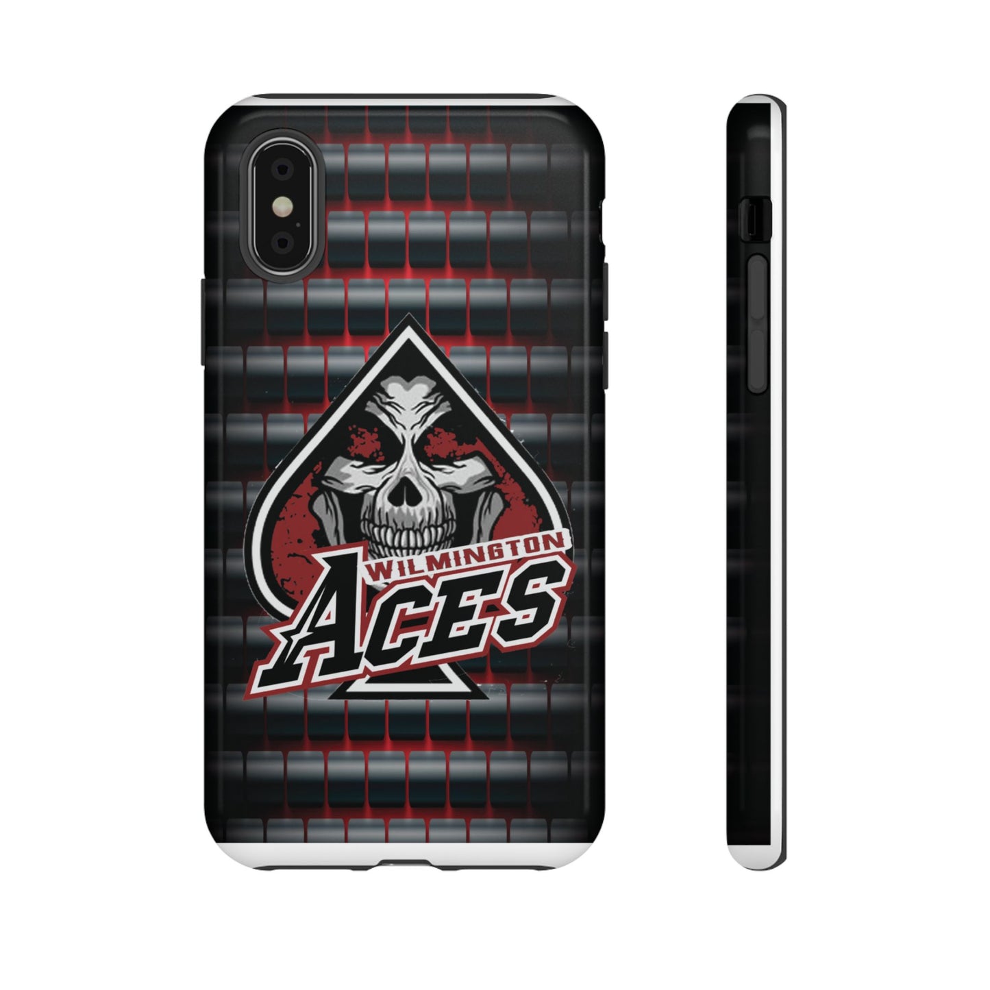 Wilmington Aces Tough Case - Durable Phone Case with Skull Design