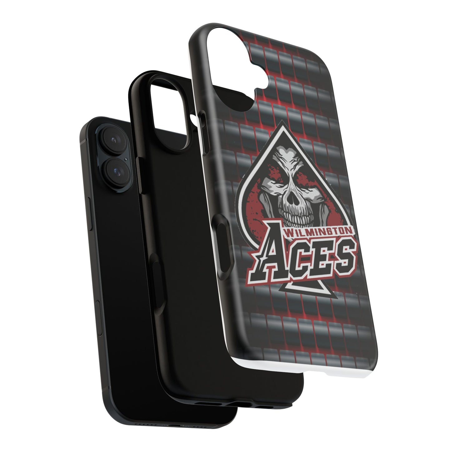 Wilmington Aces Tough Case - Durable Phone Case with Skull Design