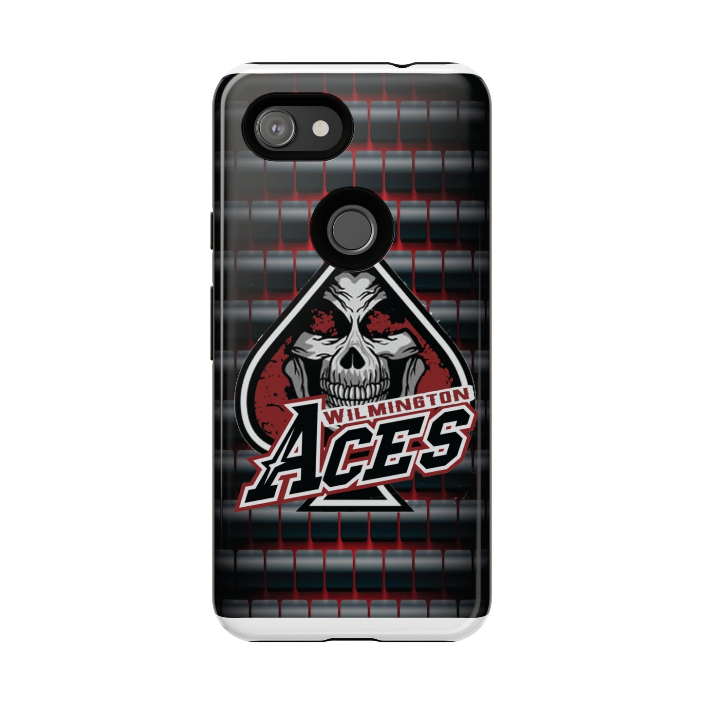 Wilmington Aces Tough Case - Durable Phone Case with Skull Design