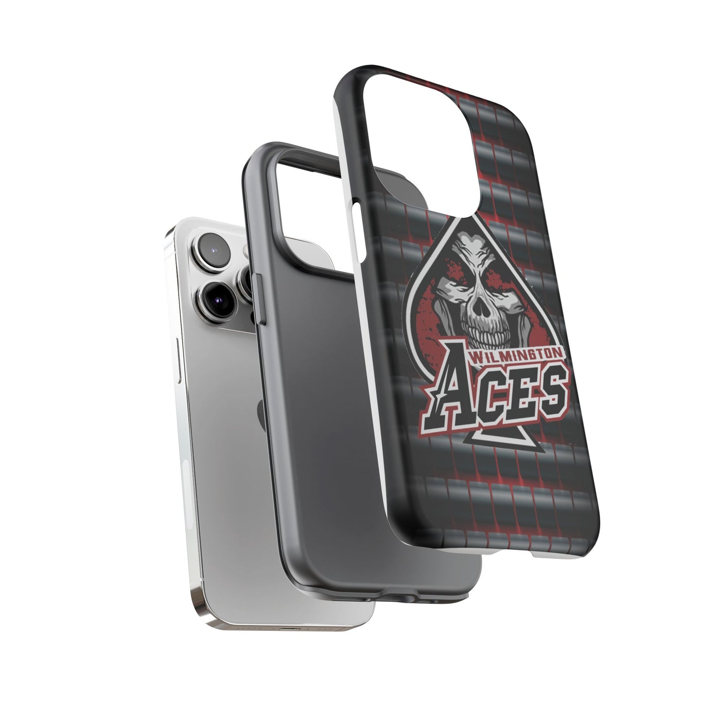 Wilmington Aces Tough Case - Durable Phone Case with Skull Design