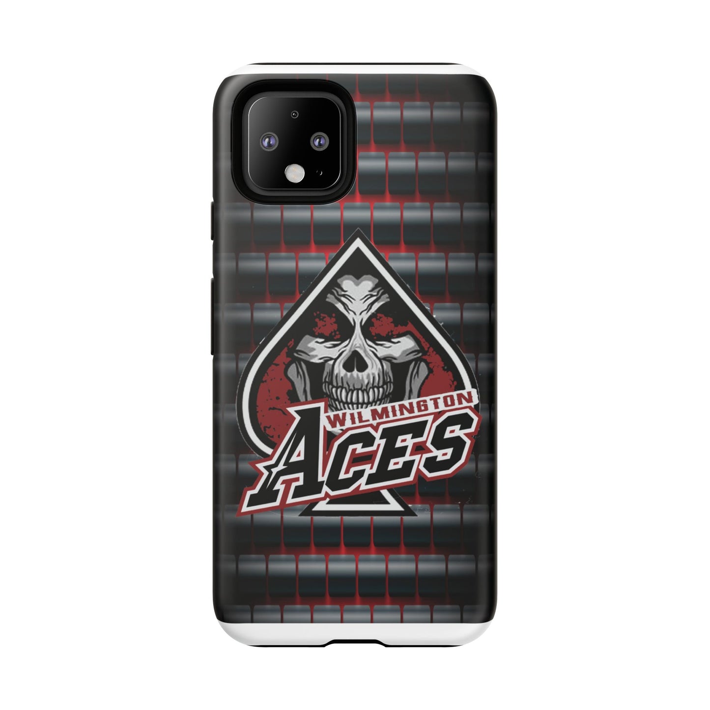 Wilmington Aces Tough Case - Durable Phone Case with Skull Design