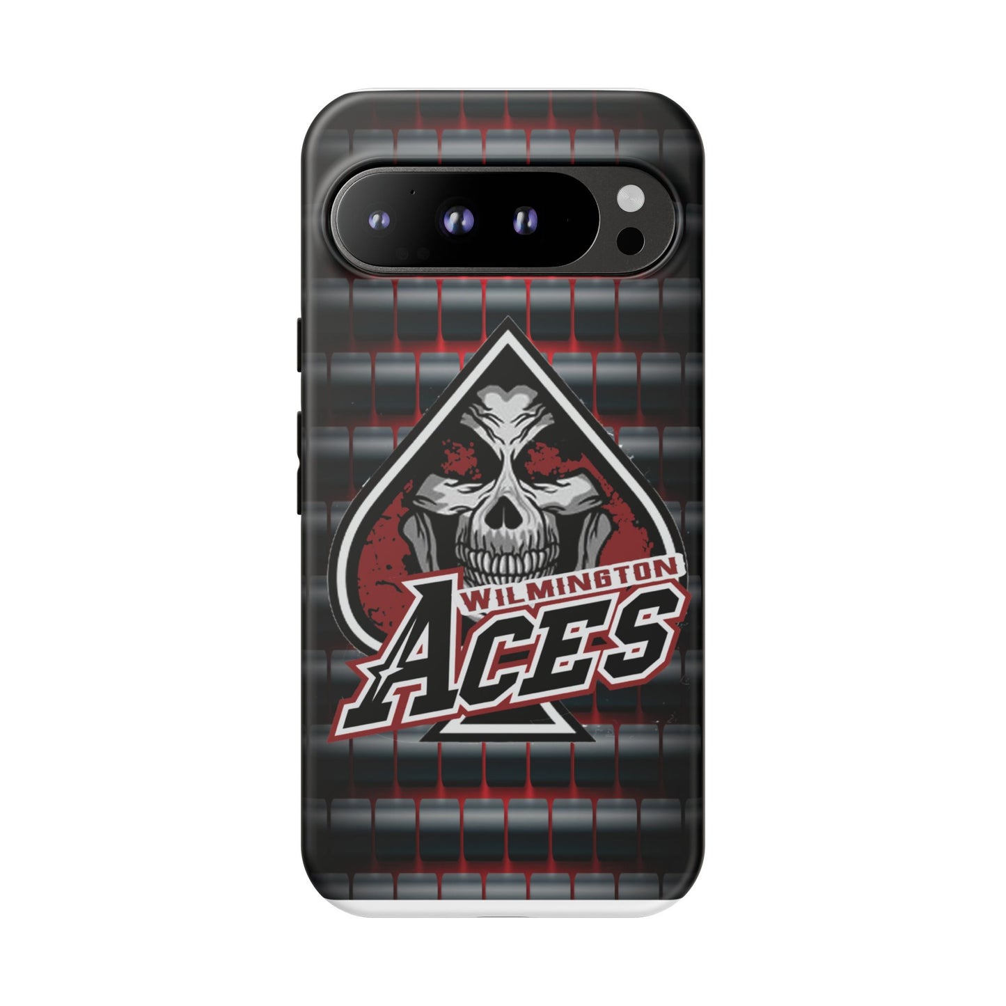 Wilmington Aces Tough Case - Durable Phone Case with Skull Design