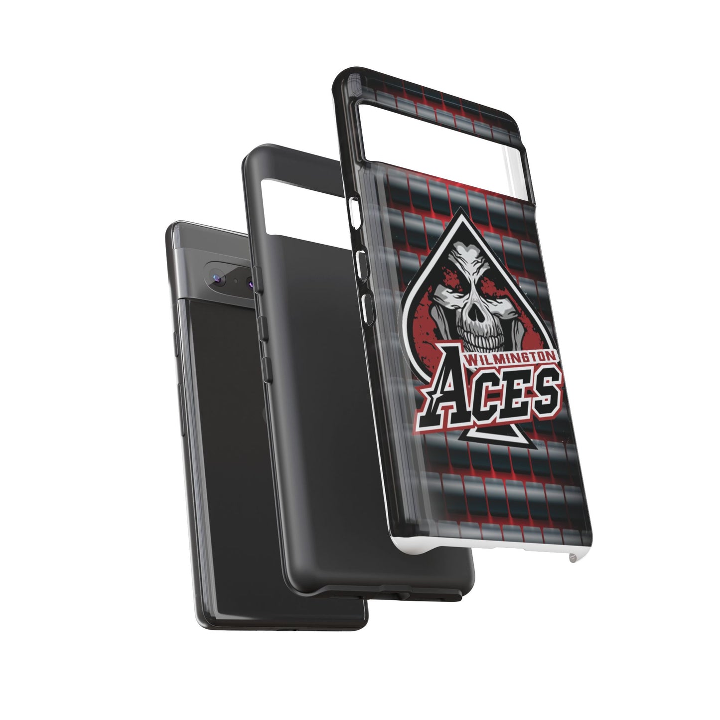 Wilmington Aces Tough Case - Durable Phone Case with Skull Design