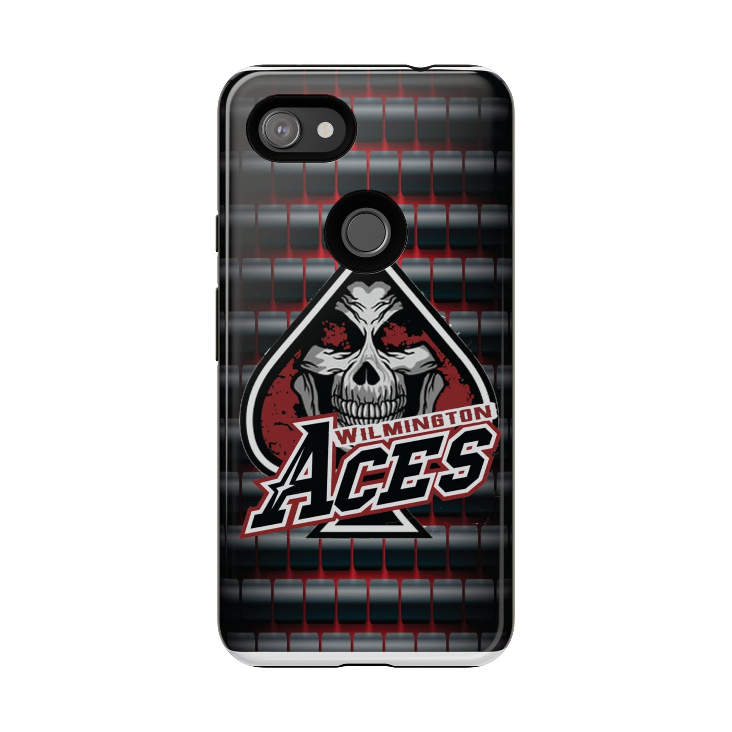 Wilmington Aces Tough Case - Durable Phone Case with Skull Design