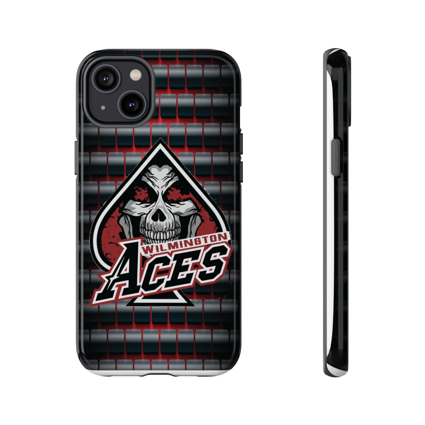 Wilmington Aces Tough Case - Durable Phone Case with Skull Design