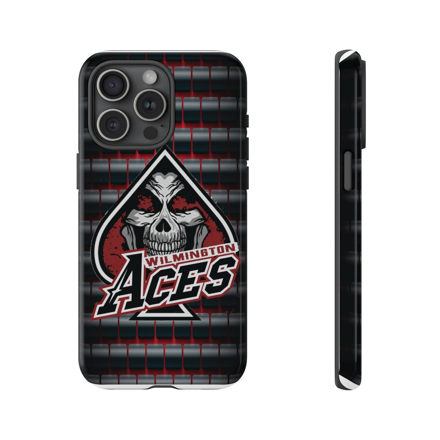 Wilmington Aces Tough Case - Durable Phone Case with Skull Design