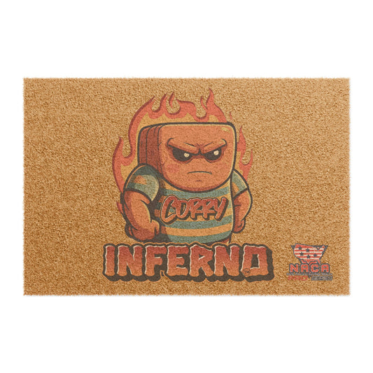 Inferno Welcome Doormat - Sports Team Entrance Mat