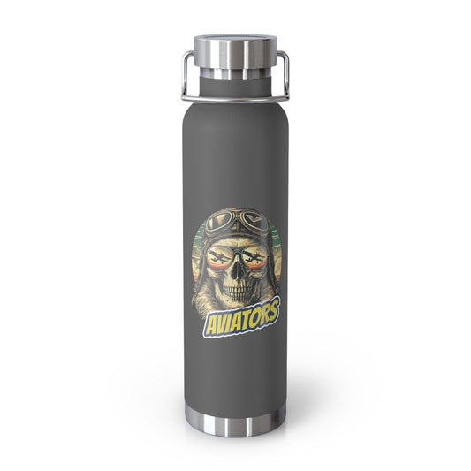 Aviators Insulated Water Bottle - 22oz Stainless Steel Flask