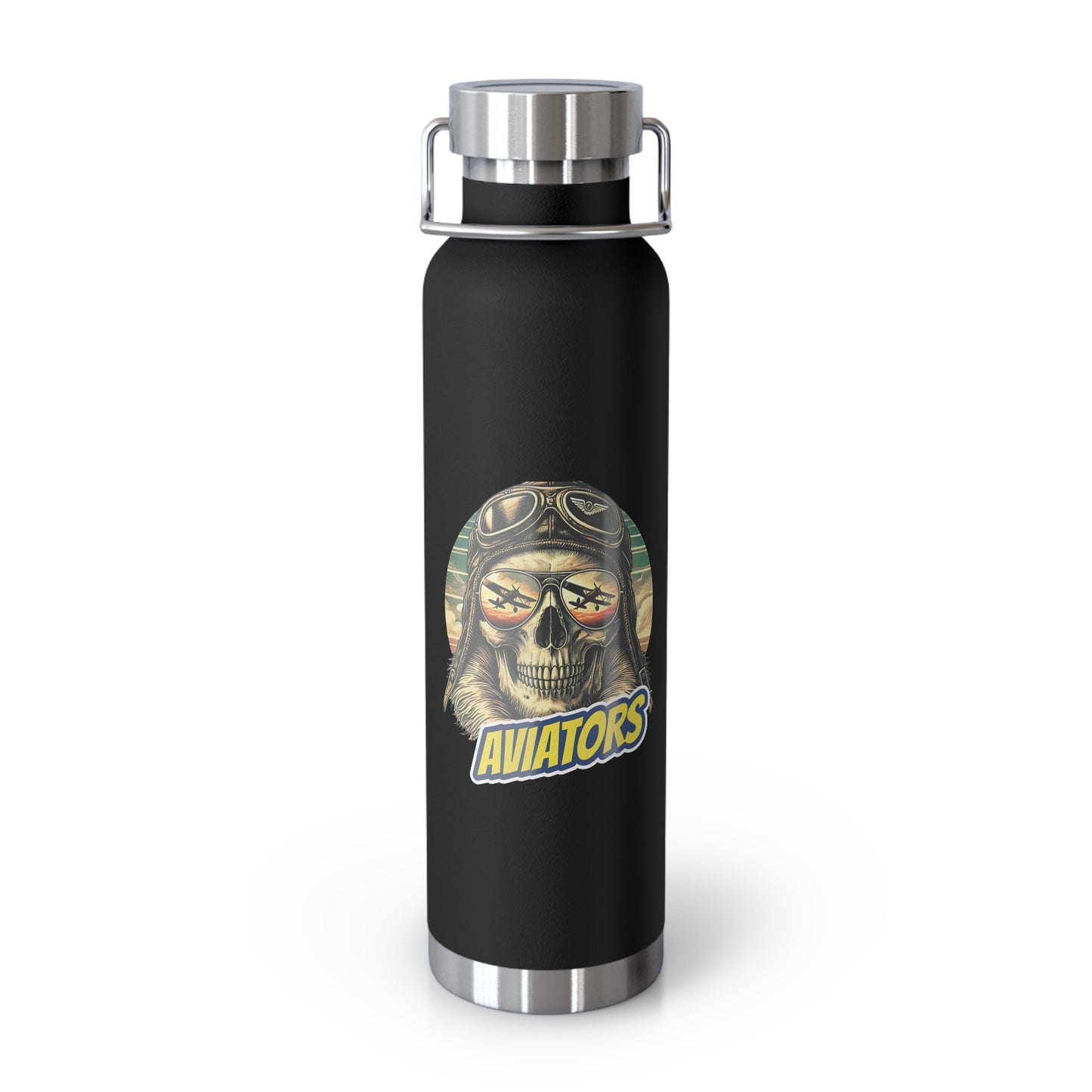 Aviators Insulated Water Bottle - 22oz Stainless Steel Flask