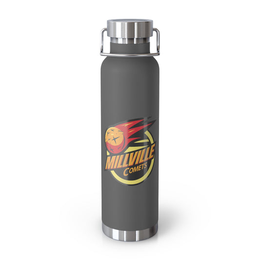 Comets Insulated Water Bottle - 22oz Stainless Steel Flask