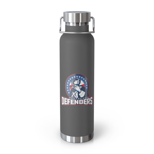 Defenders Insulated Water Bottle - 22oz Stainless Steel Flask