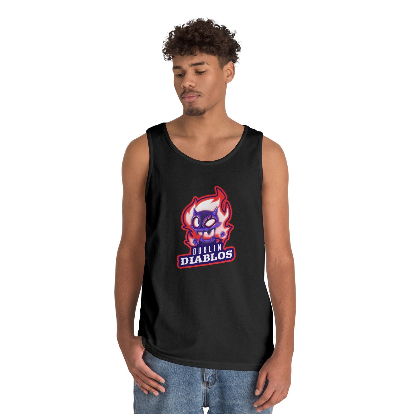 Cotton Tank Top - Dublin Diablos Team Spirit Wear