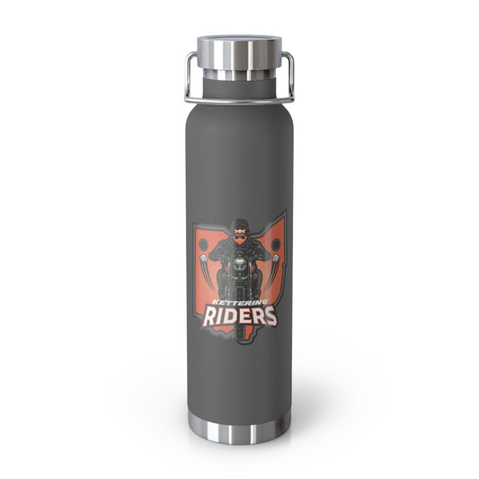 Riders Insulated Water Bottle - 22oz Stainless Steel Flask