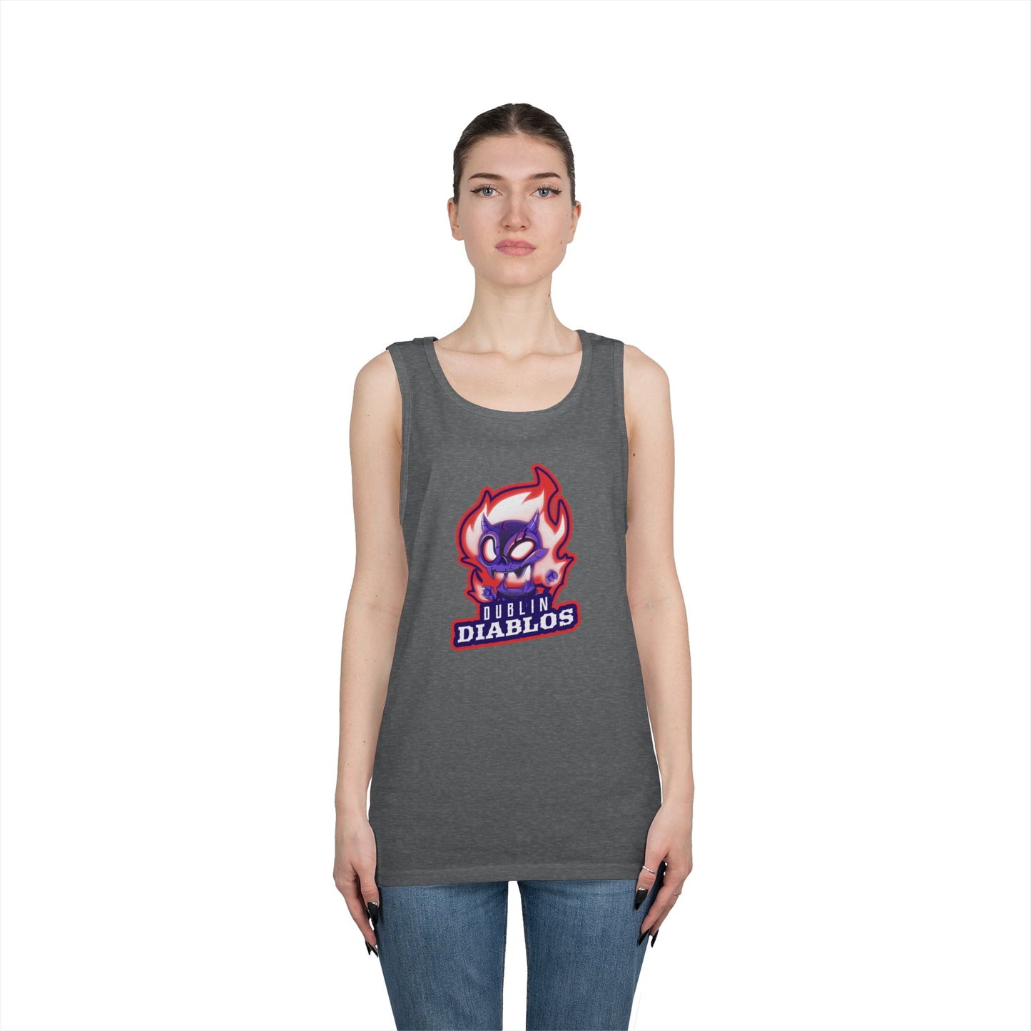 Cotton Tank Top - Dublin Diablos Team Spirit Wear