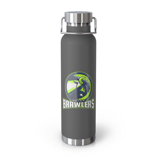 Brawlers Insulated Water Bottle - 22oz Stainless Steel Flask