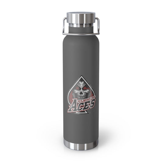 Aces Insulated Water Bottle - 22oz Stainless Steel Flask