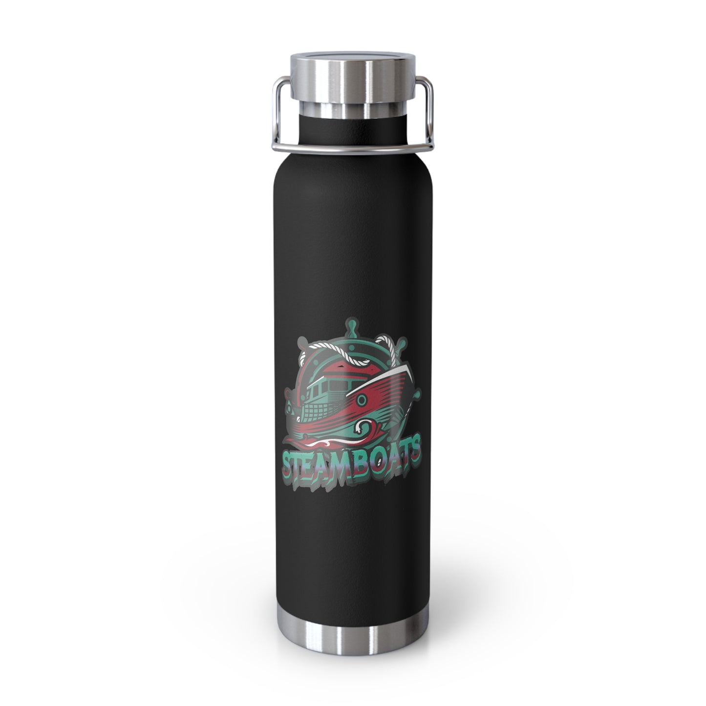 Steamboats Insulated Water Bottle - 22oz Stainless Steel Flask