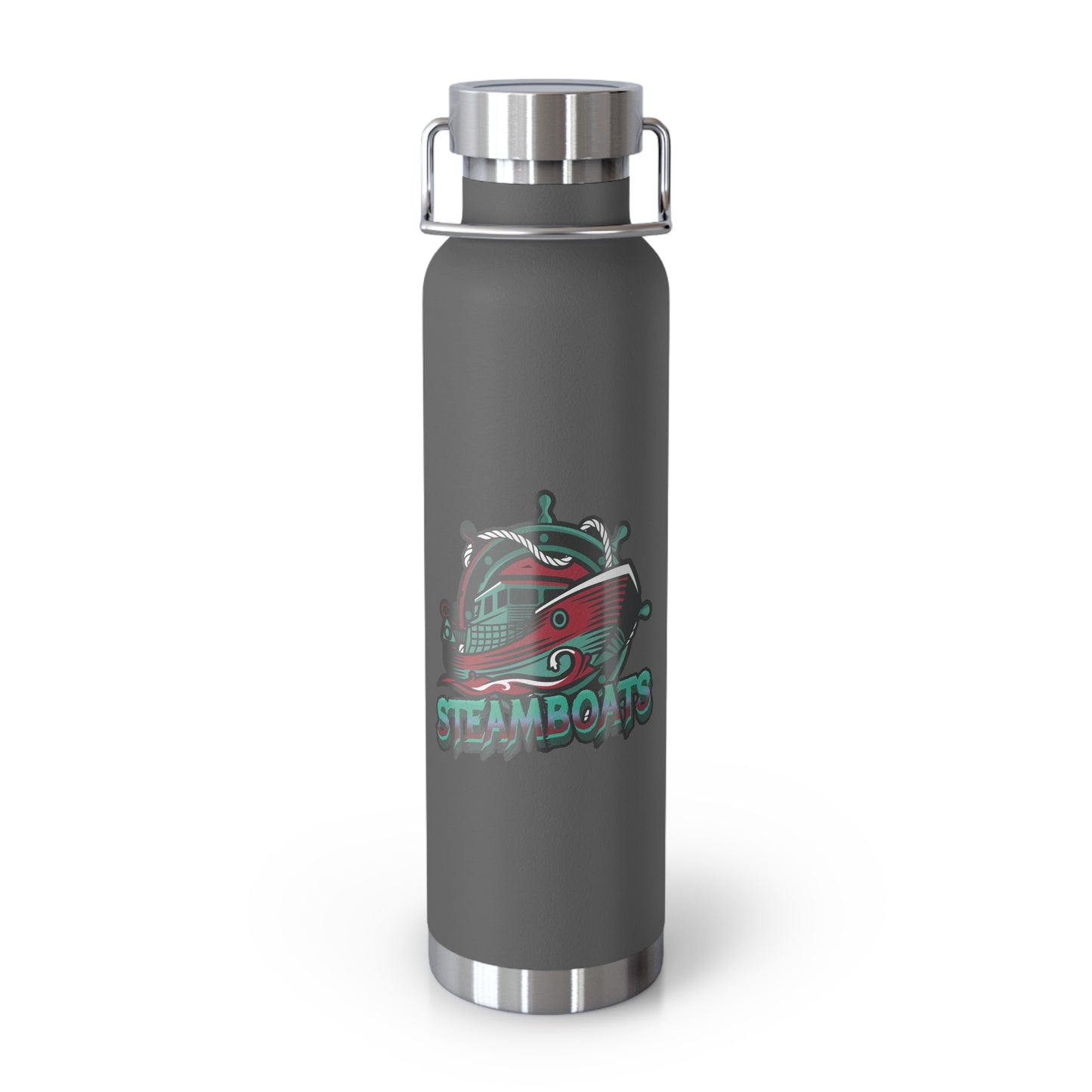 Steamboats Insulated Water Bottle - 22oz Stainless Steel Flask