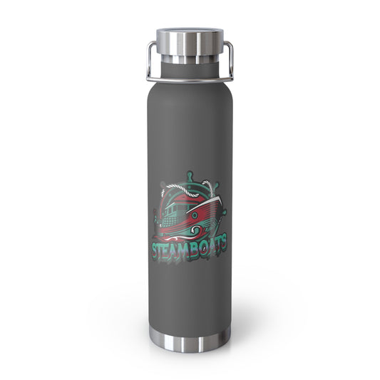 Steamboats Insulated Water Bottle - 22oz Stainless Steel Flask
