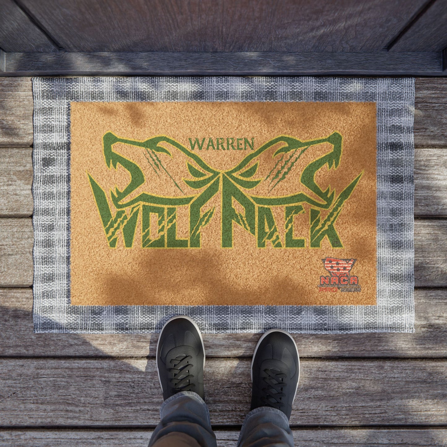 Wolf Pack Welcome Doormat - Sports Team Entrance Mat