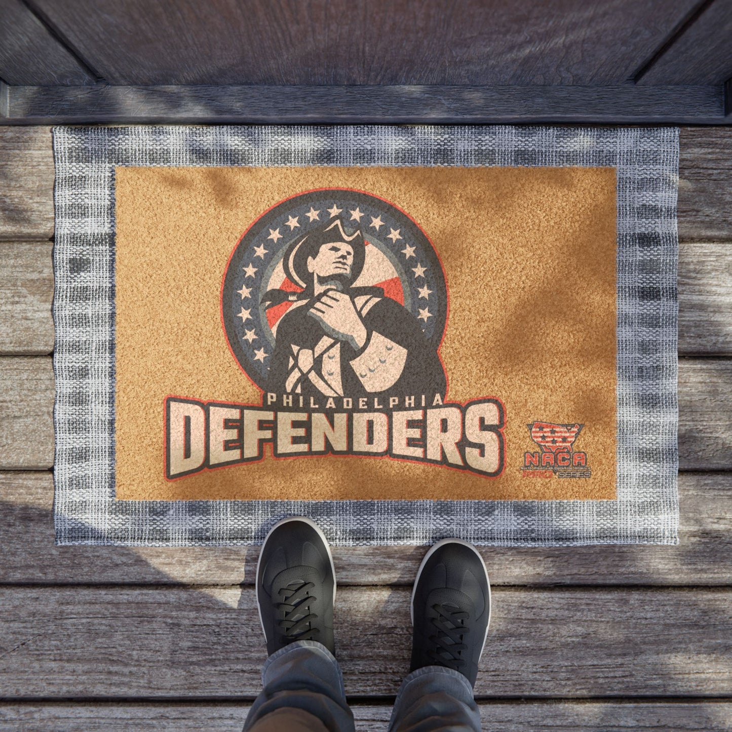 Defenders Welcome Doormat - Sports Team Entrance Mat