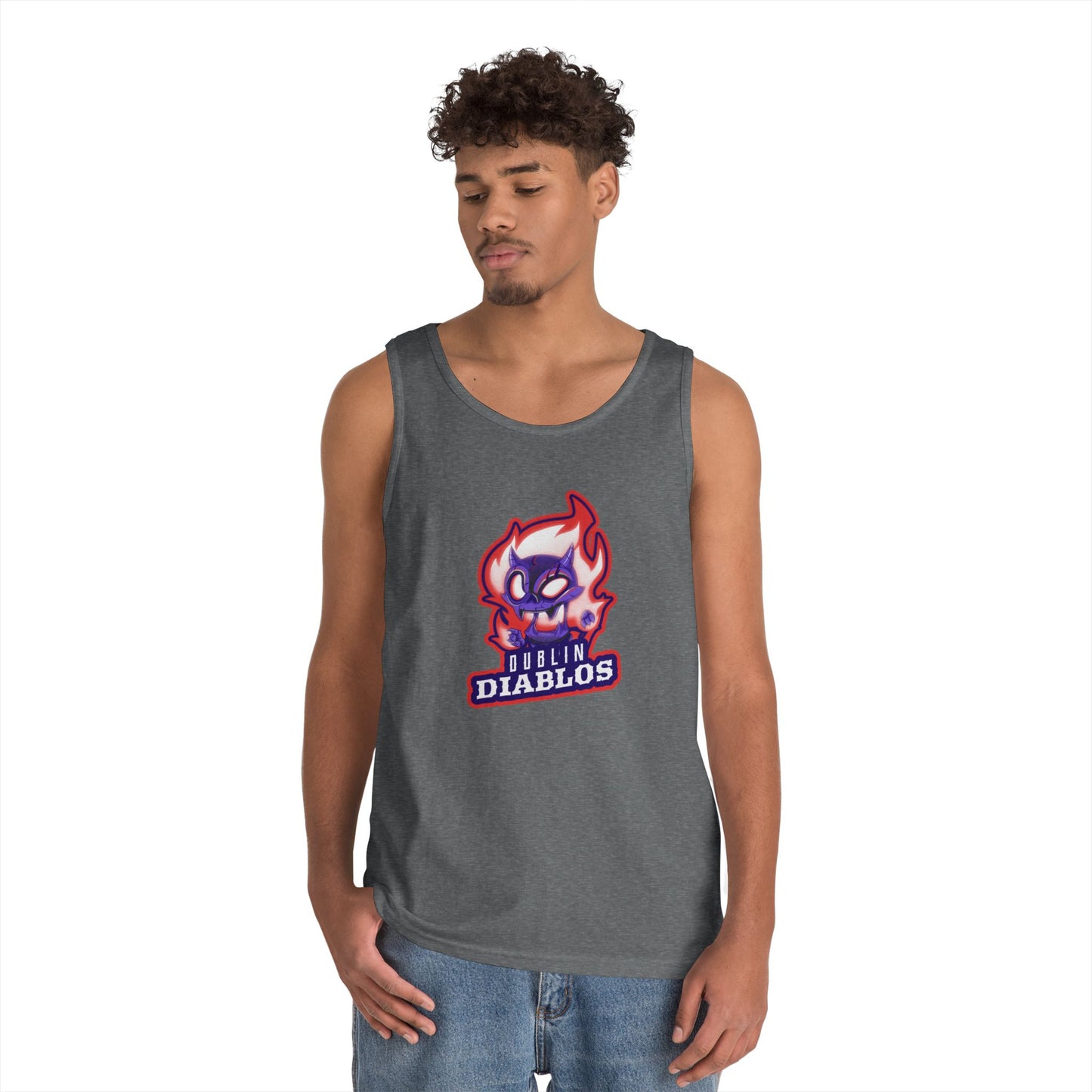 Cotton Tank Top - Dublin Diablos Team Spirit Wear